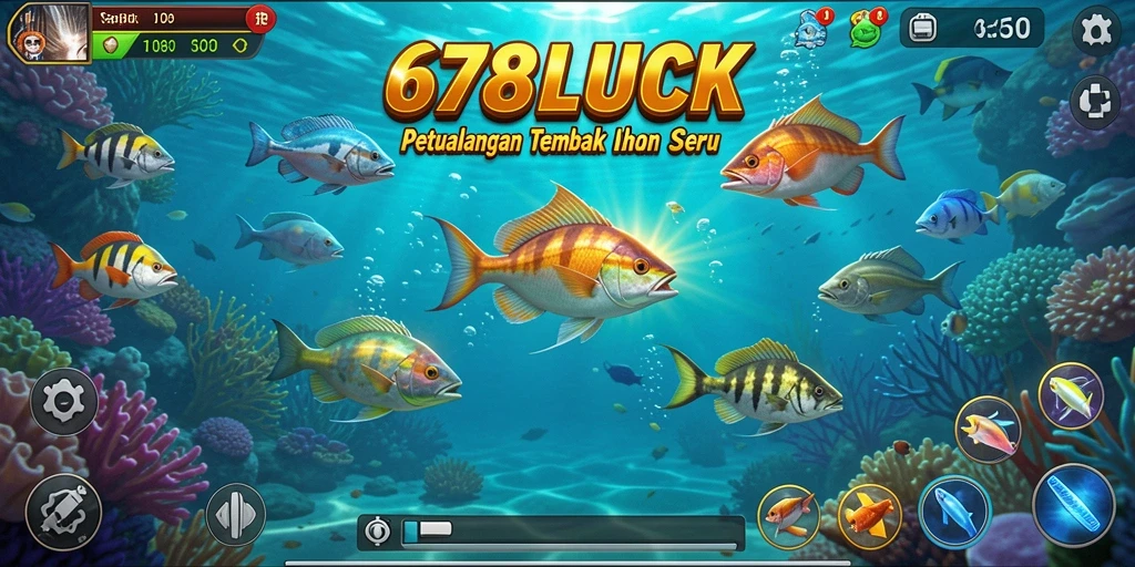 Gameplay seru menembak ikan di 678LUCK.