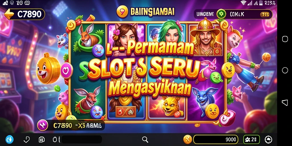 Tampilan gameplay Slot menarik dari C7890 dengan simbol yang indah.