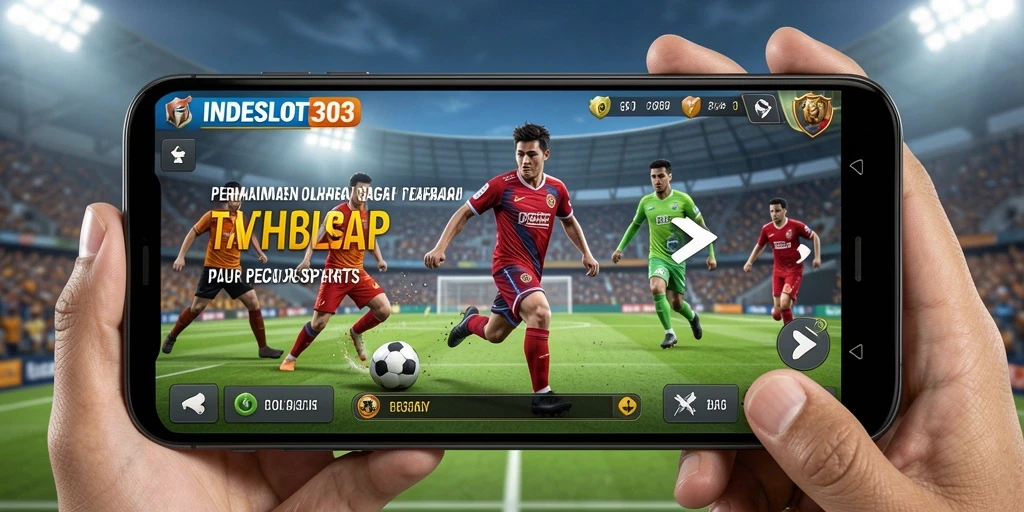 Tampilan menarik permainan olahraga yang seru dan menantang.