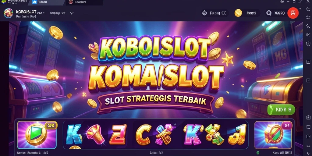 Tampilan visual menarik dari gameplay KOBOISLOT yang mendebarkan.