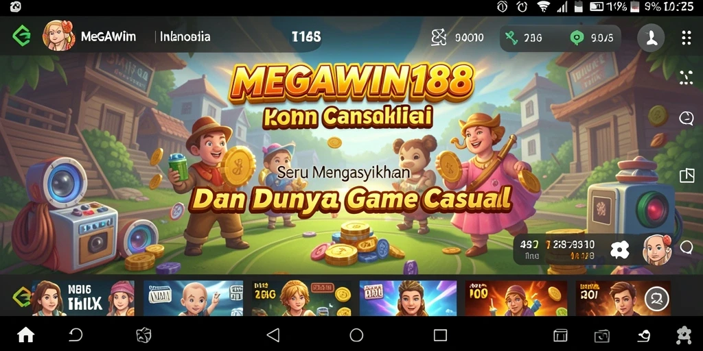 Gameplay seru dan berwarna dari MEGAWIN188.
