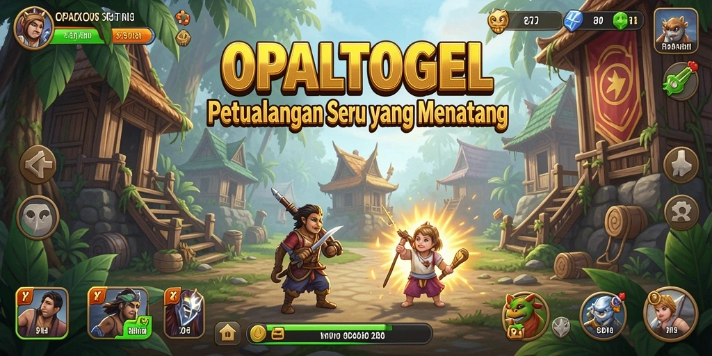 Tampilan gameplay seru dan menantang dalam OPALTOGEL.